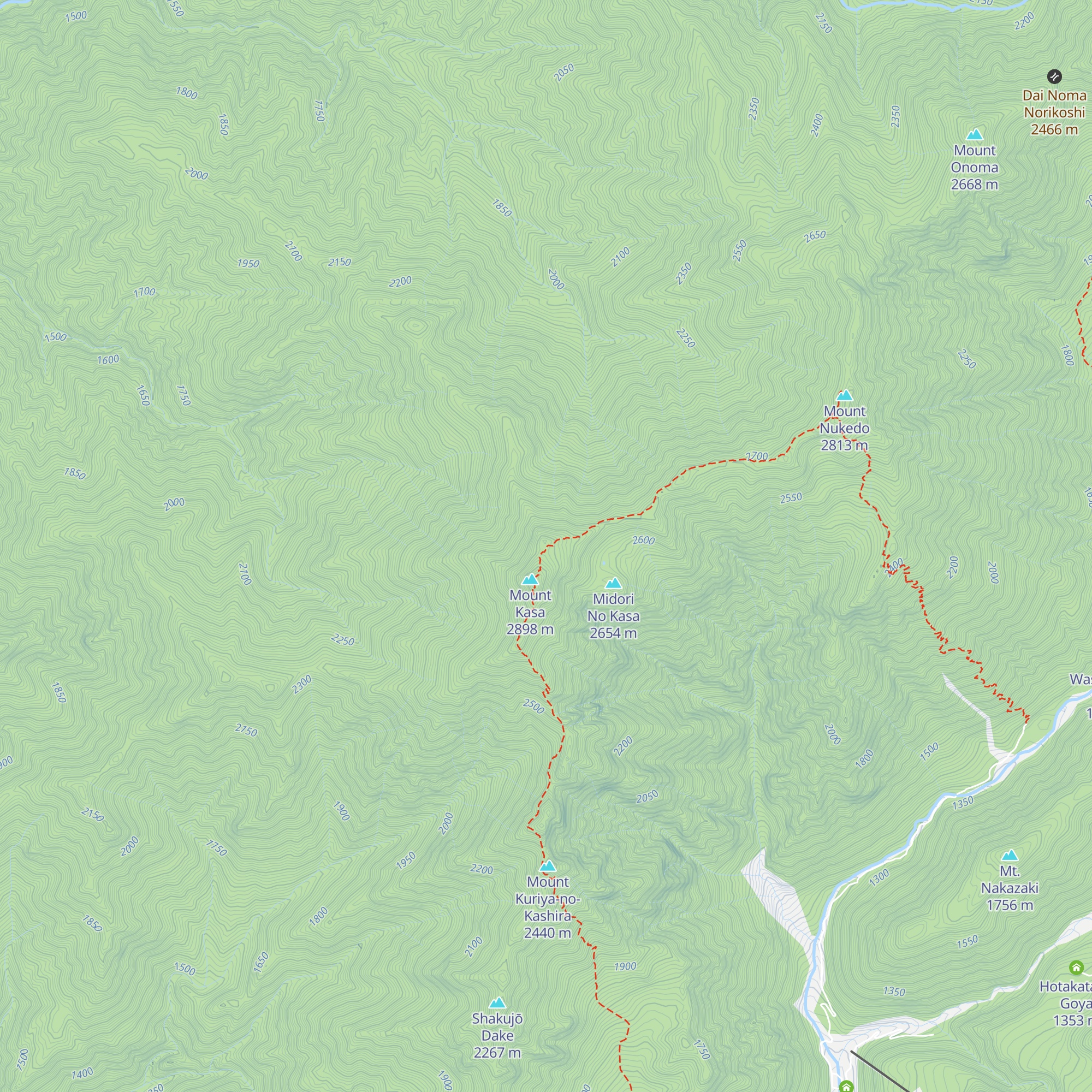 Kasagatakesanso map