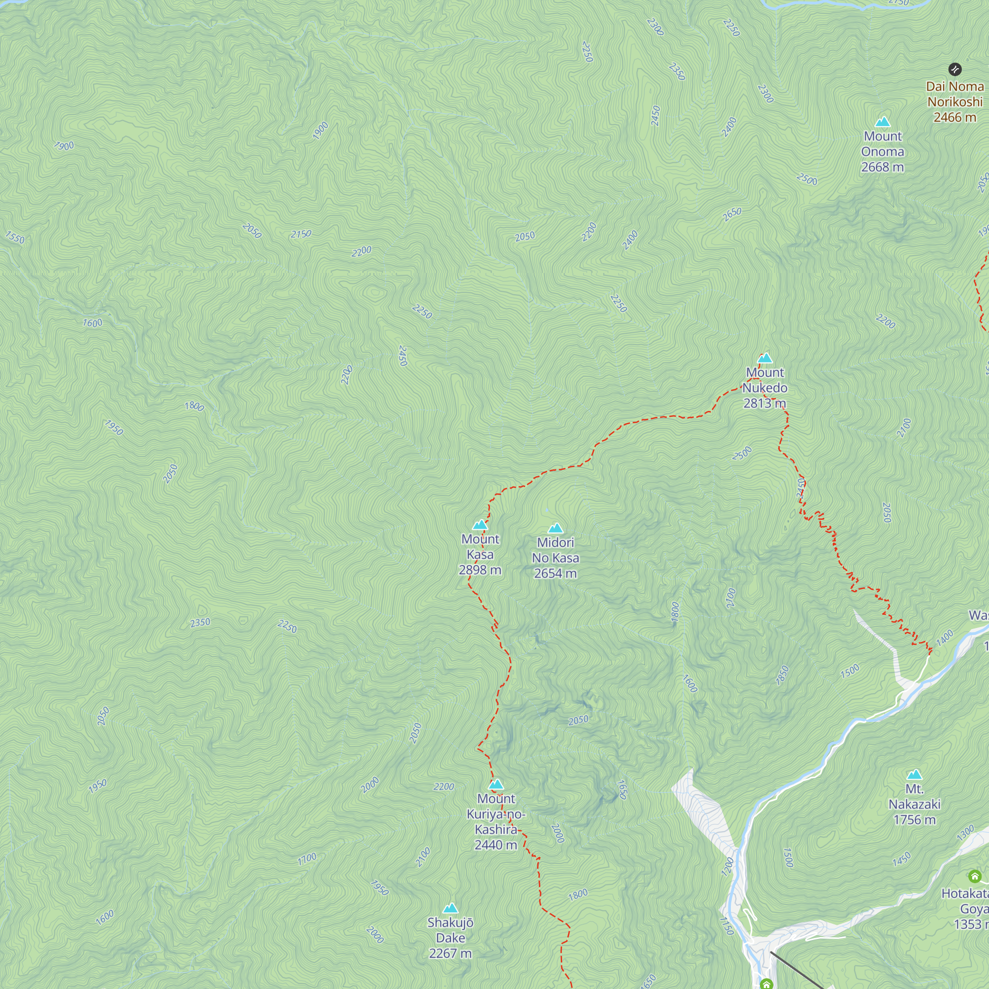Kasagatakesanso map