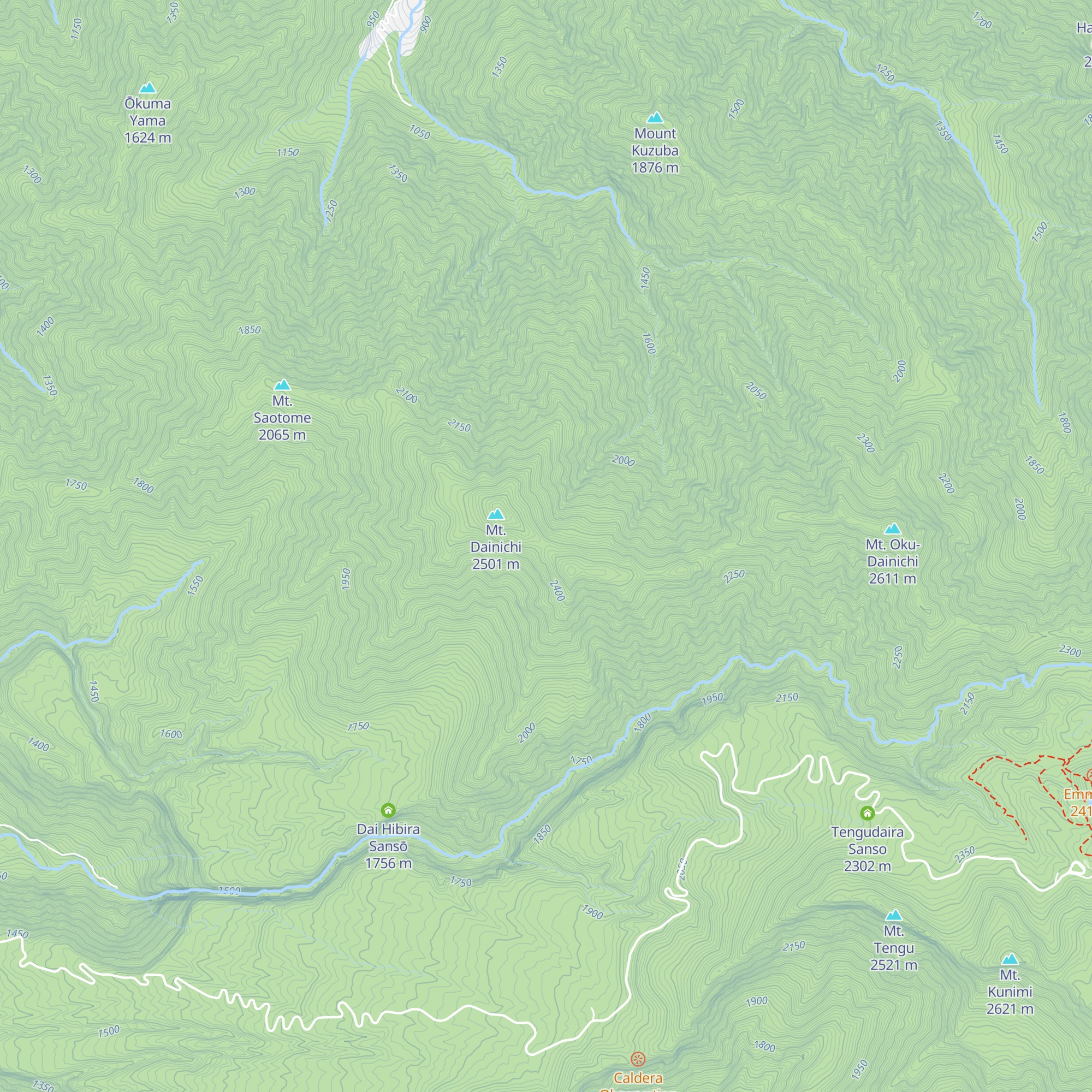 Dainichi Lodge map