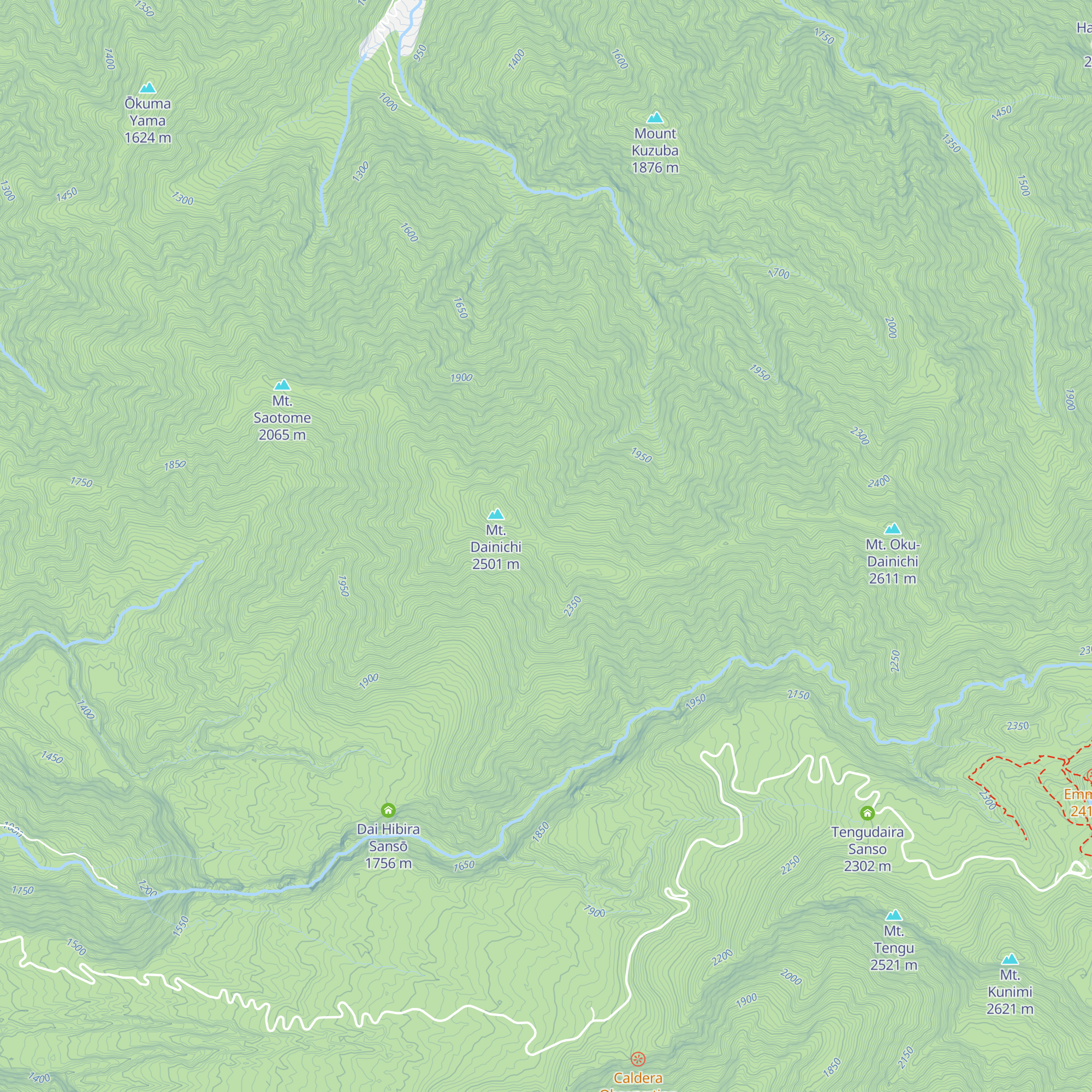 Dainichi Lodge map