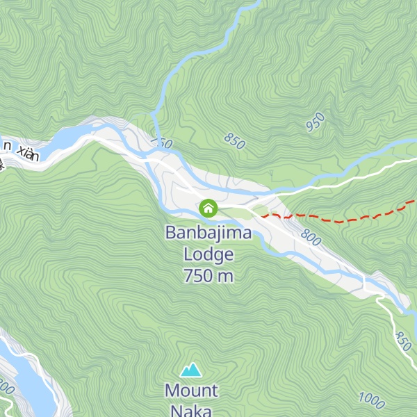 Map of Banbajima Lodge