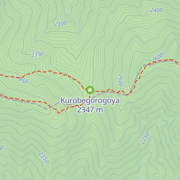 Map of Kurobegorogoya