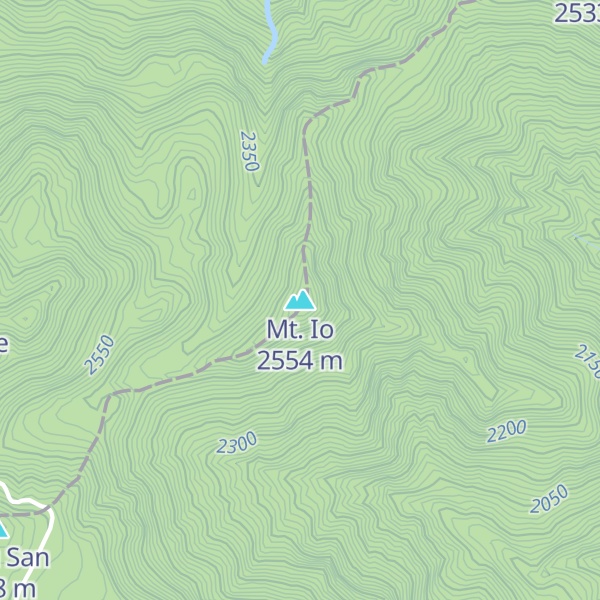 Map of Mt. Io