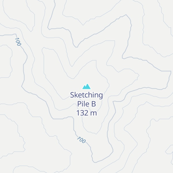 Map of Sketching Pile B