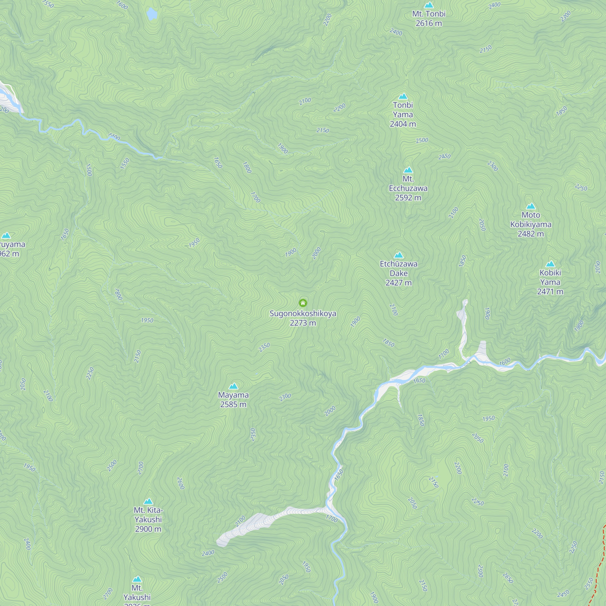 Sugonokkoshikoya map