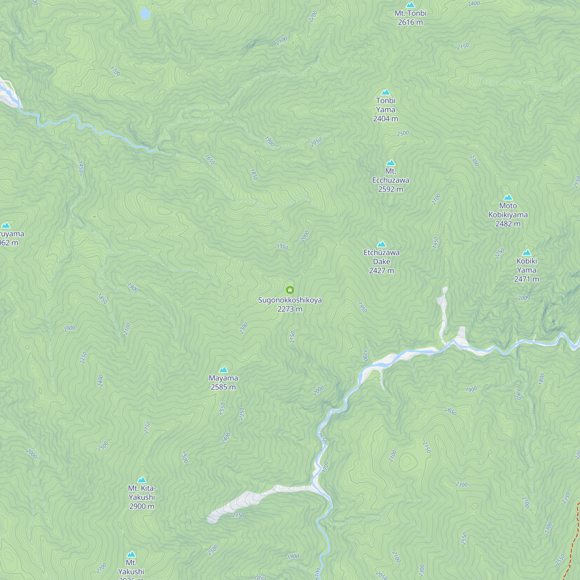 Sugonokkoshikoya map