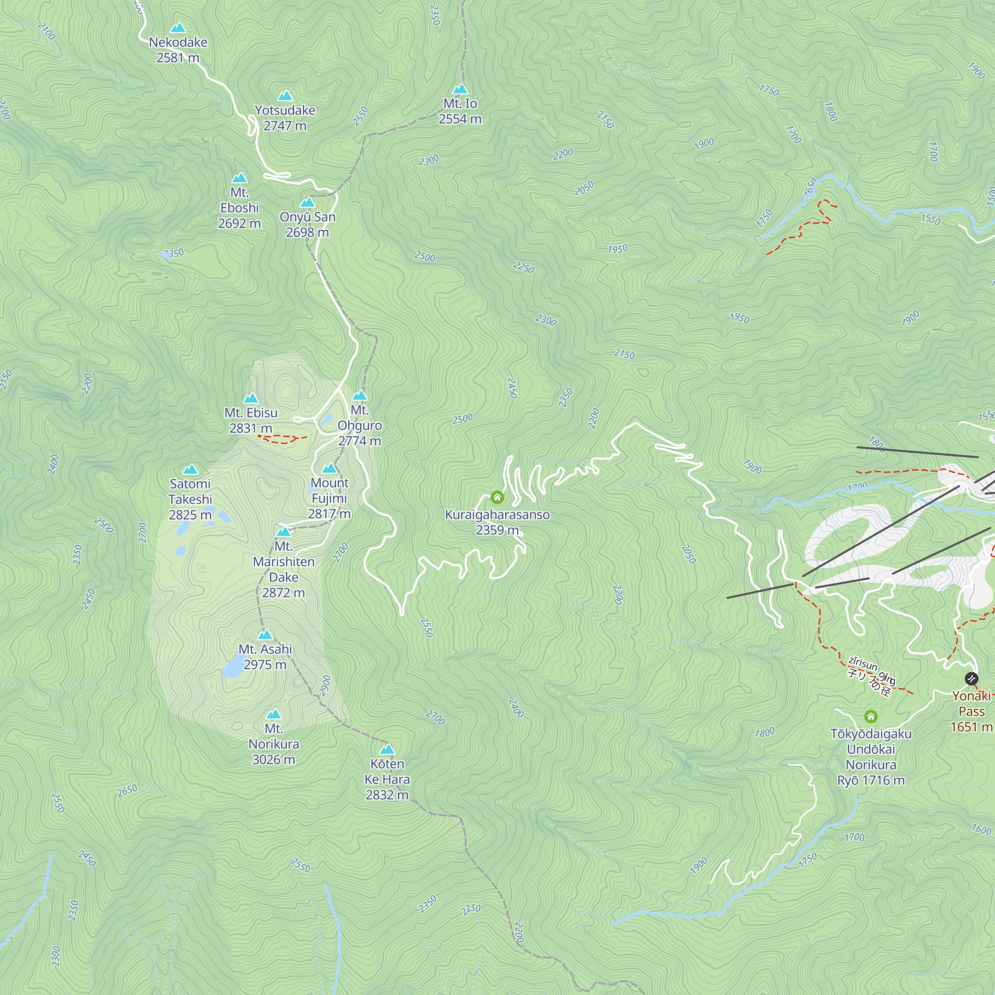 Kuraigaharasanso map