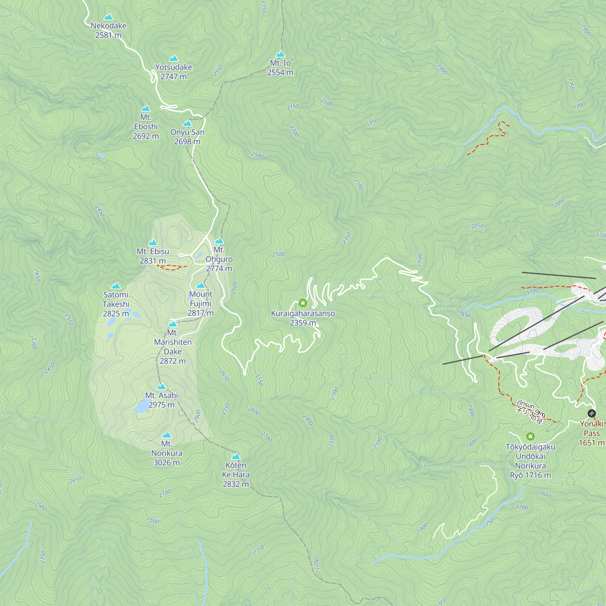 Kuraigaharasanso map