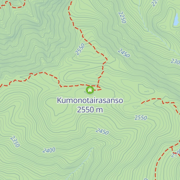 Map of Kumonotairasanso