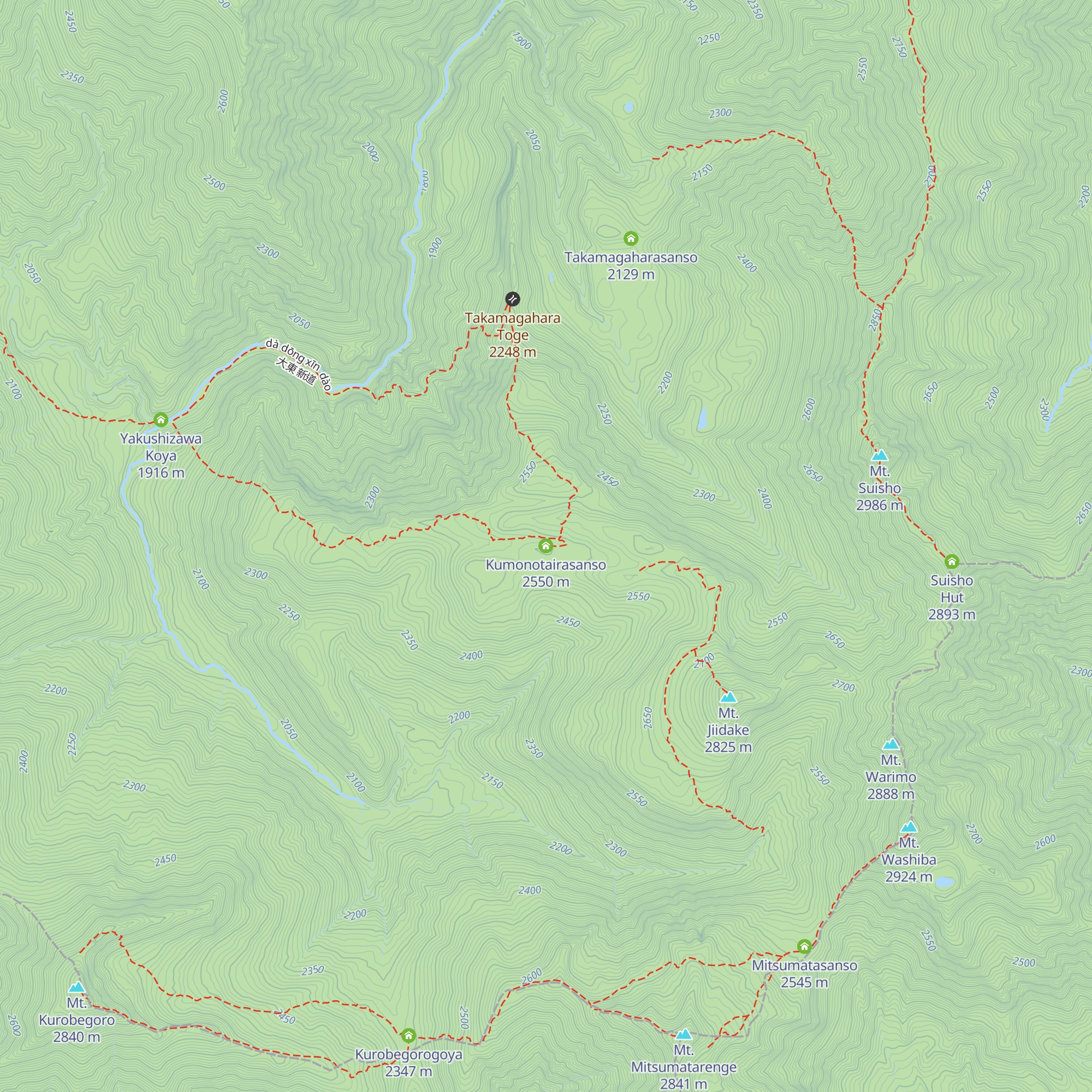 Kumonotairasanso map