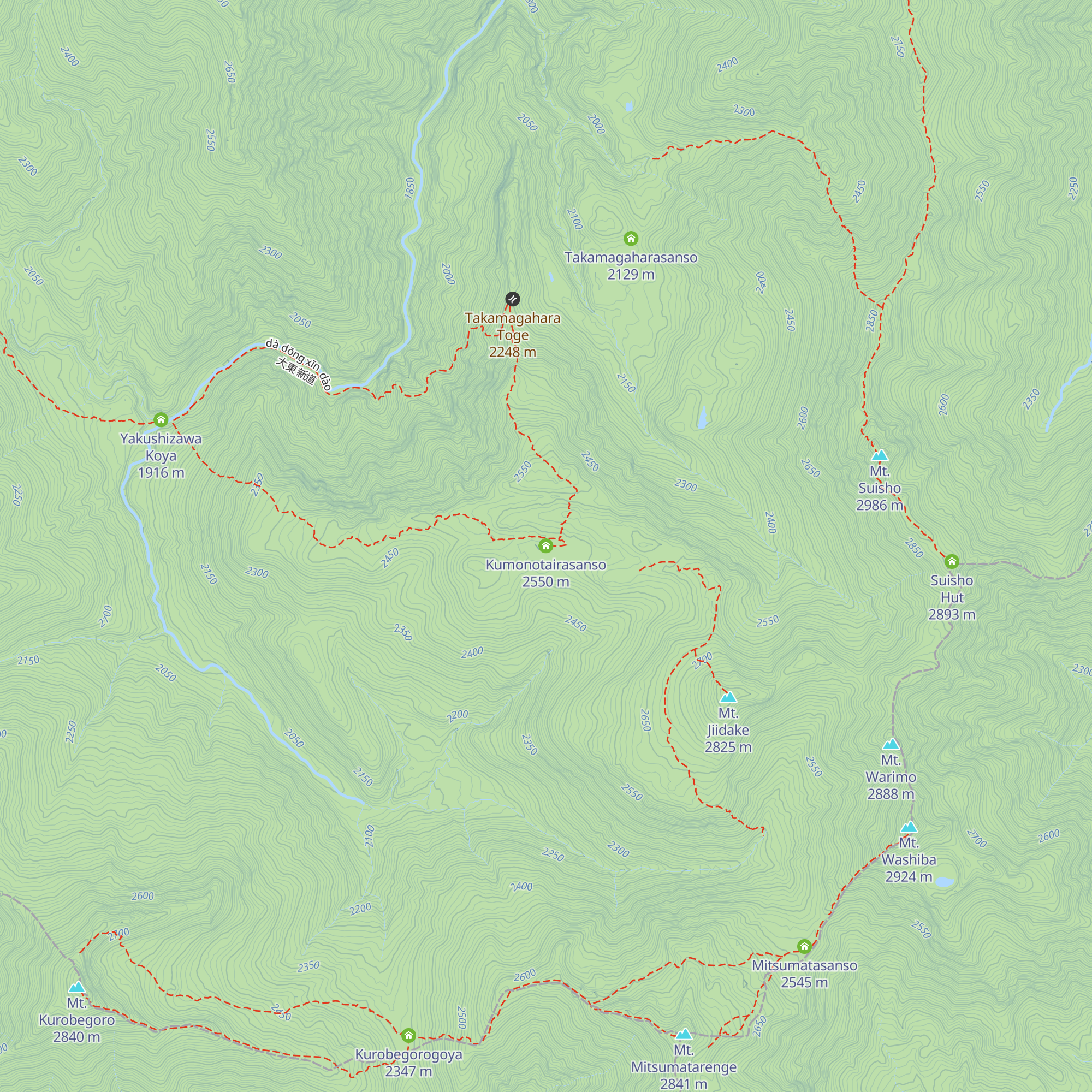 Kumonotairasanso map