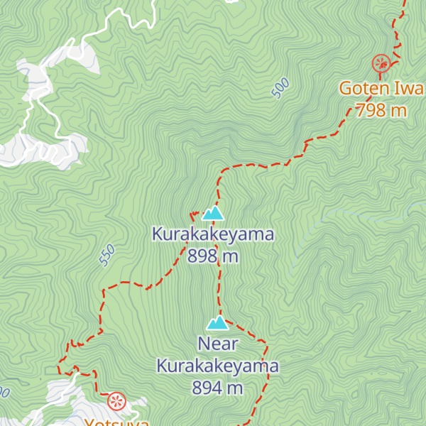 Map of Kurakakeyama