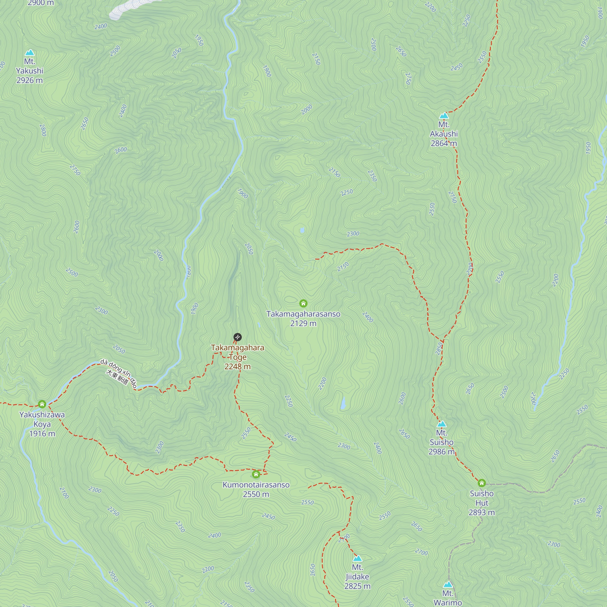 Takamagaharasanso map