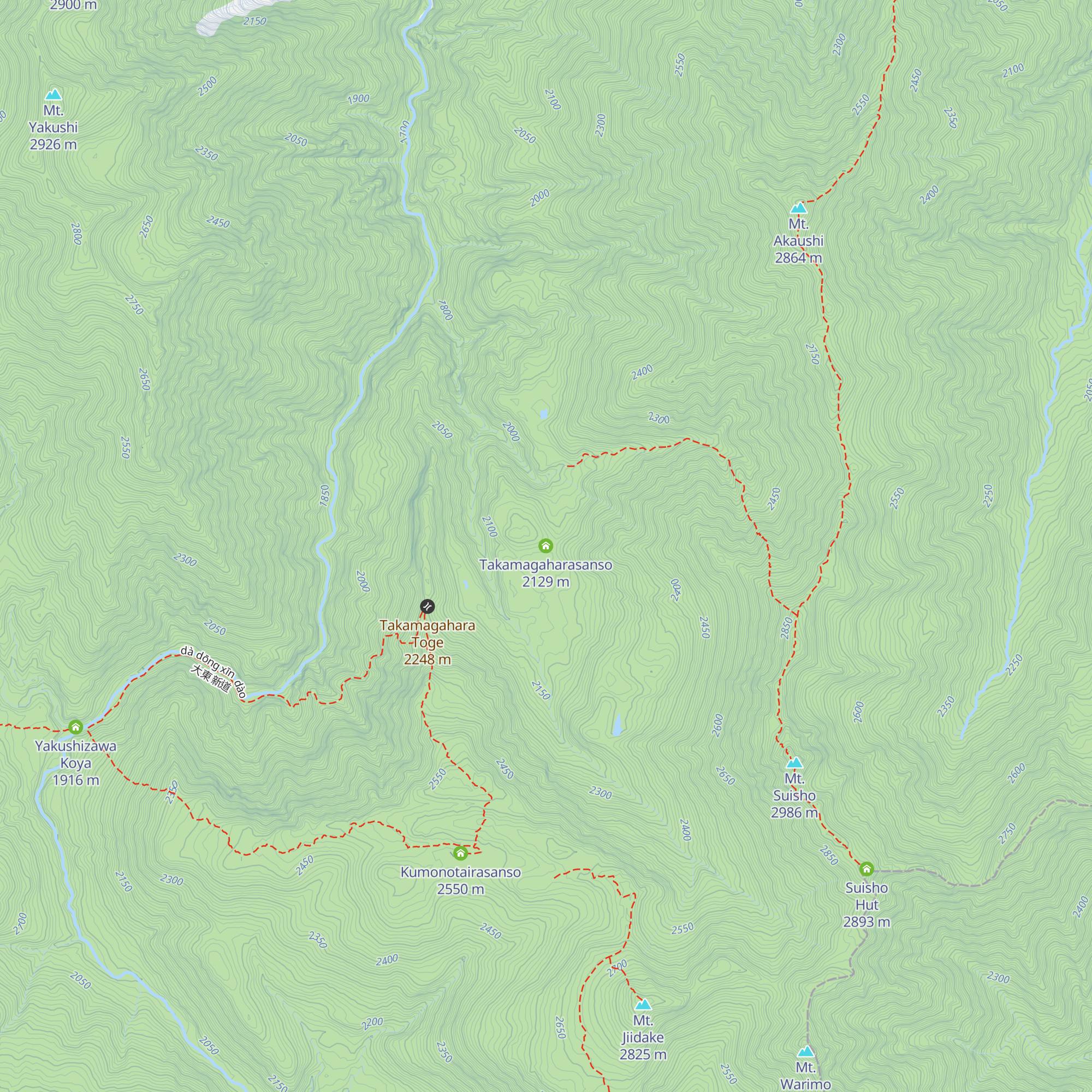 Takamagaharasanso map