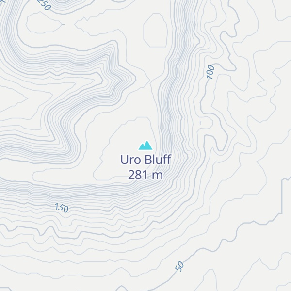 Map of Uro Bluff