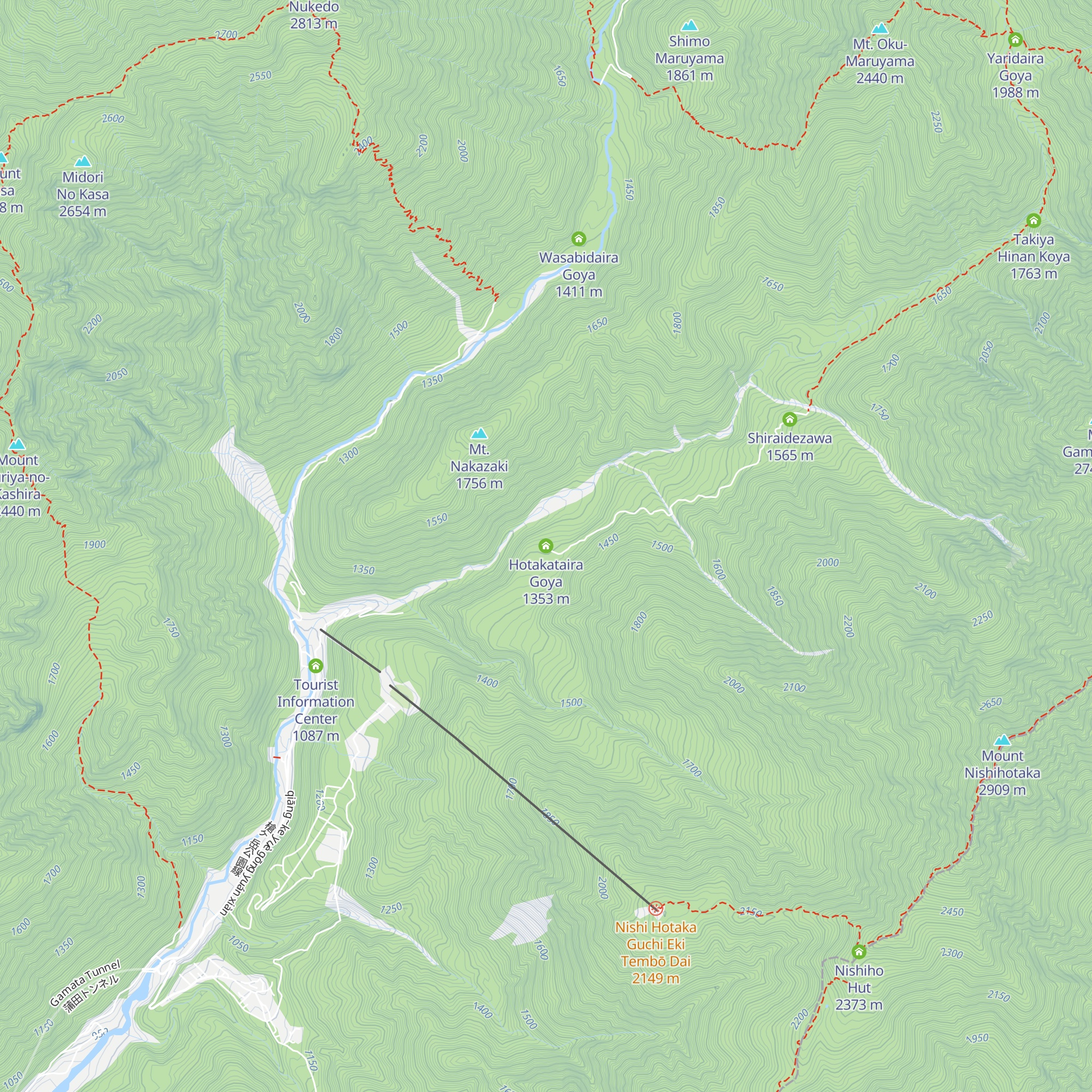 Hotakataira Goya map