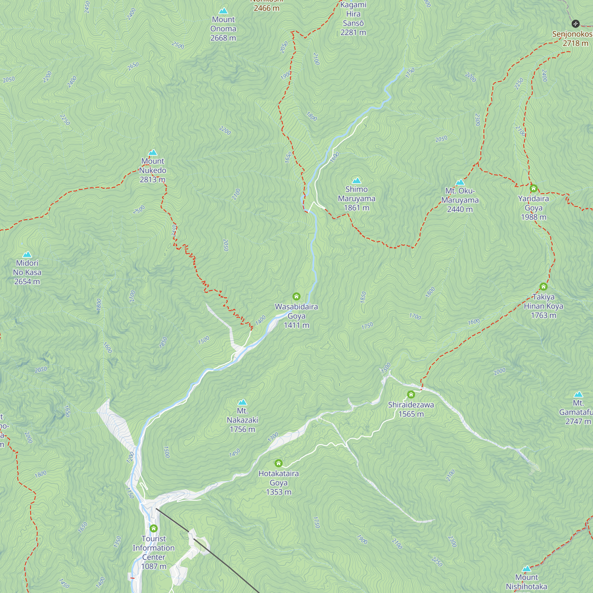 Wasabidaira Goya map