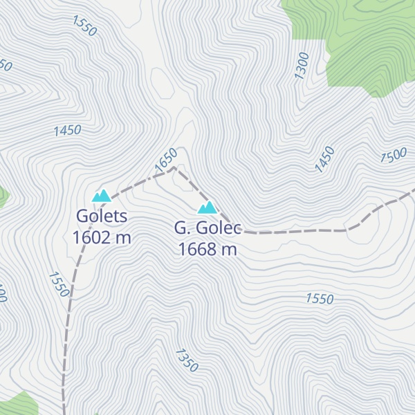 Map of G. Golec