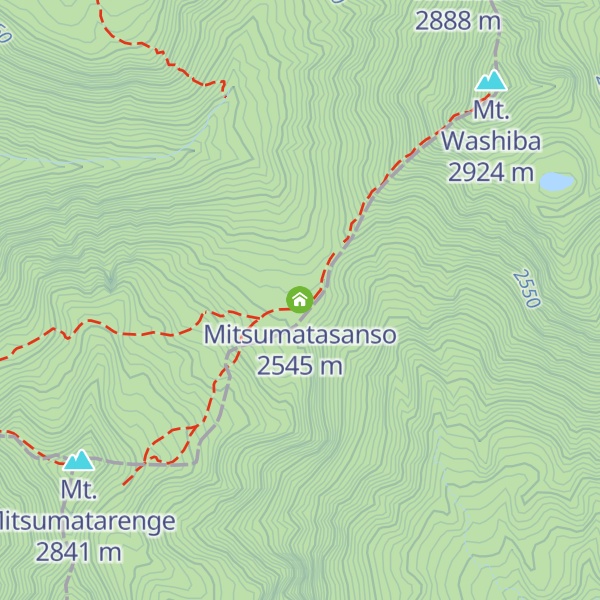 Map of Mitsumatasanso