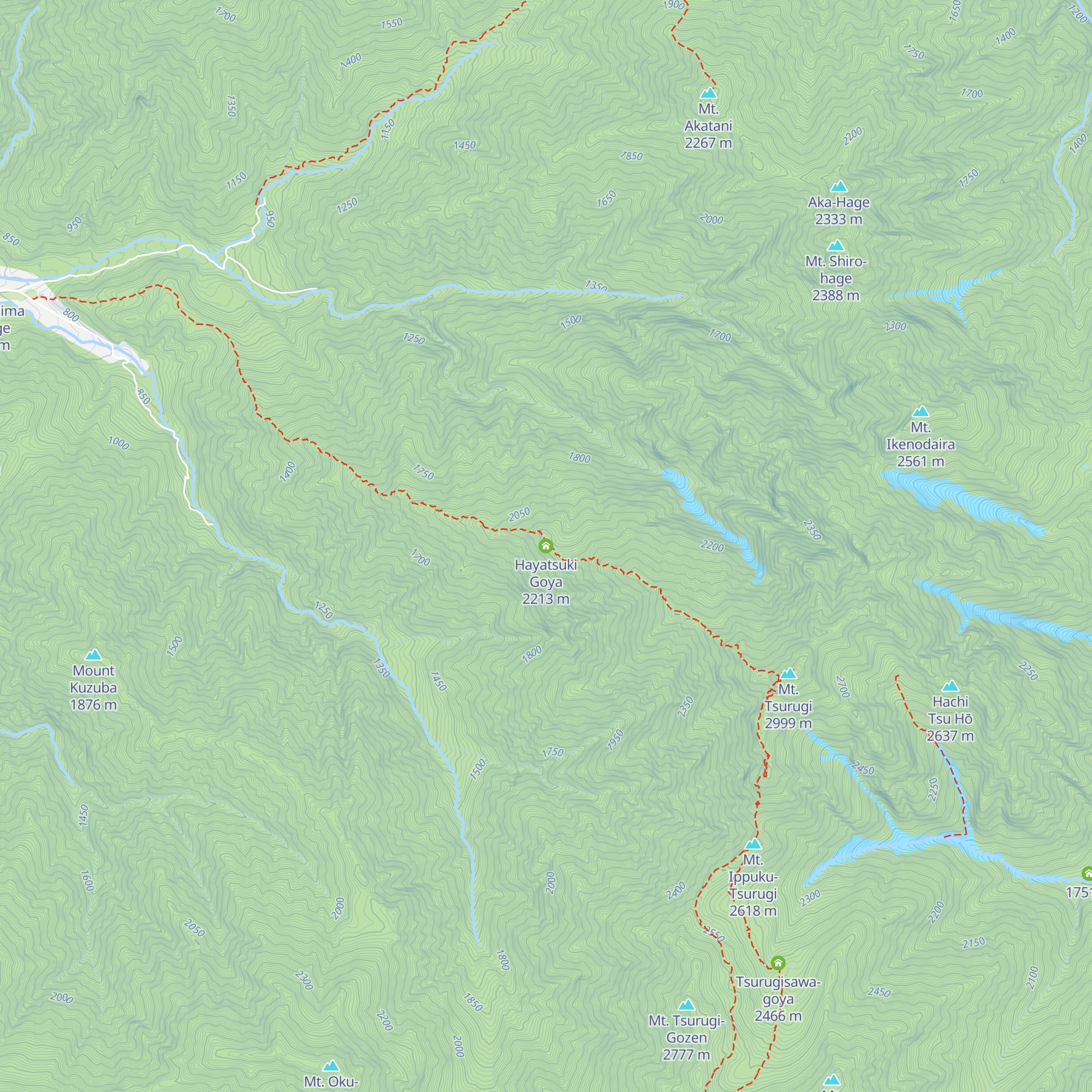 Hayatsuki Goya map