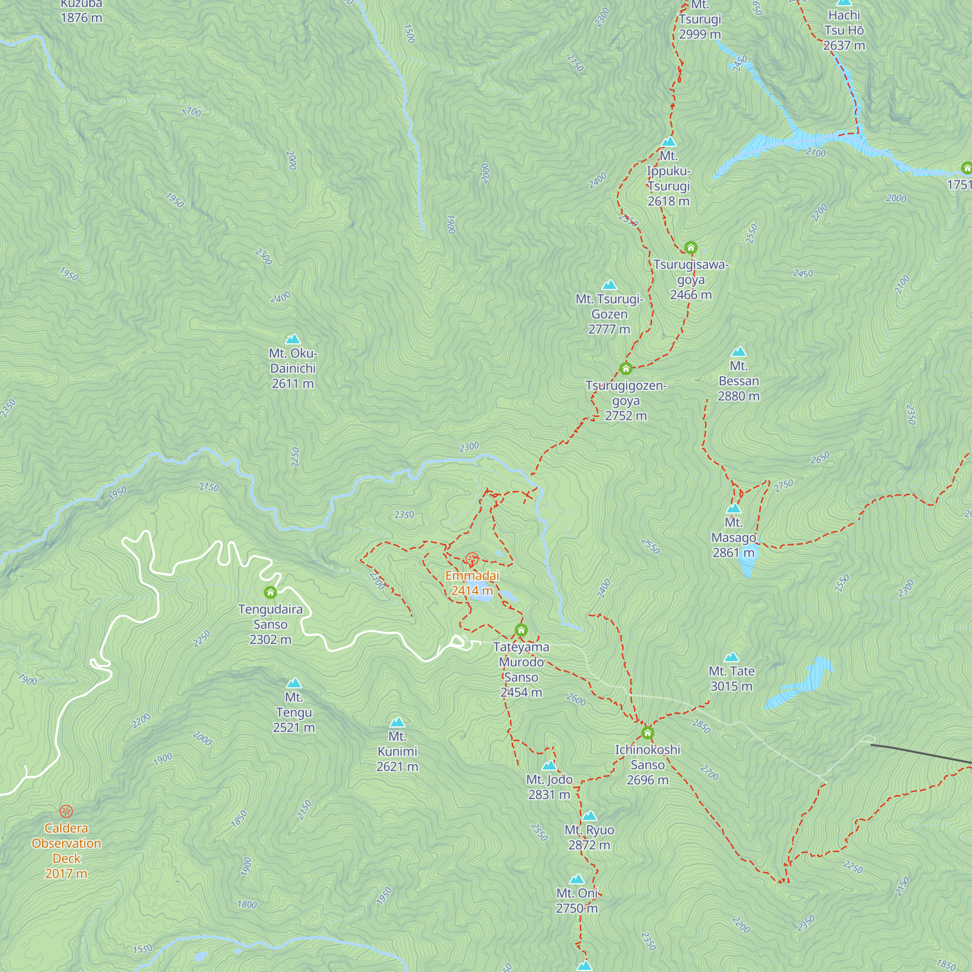 Lodge Tateyama Renpo map