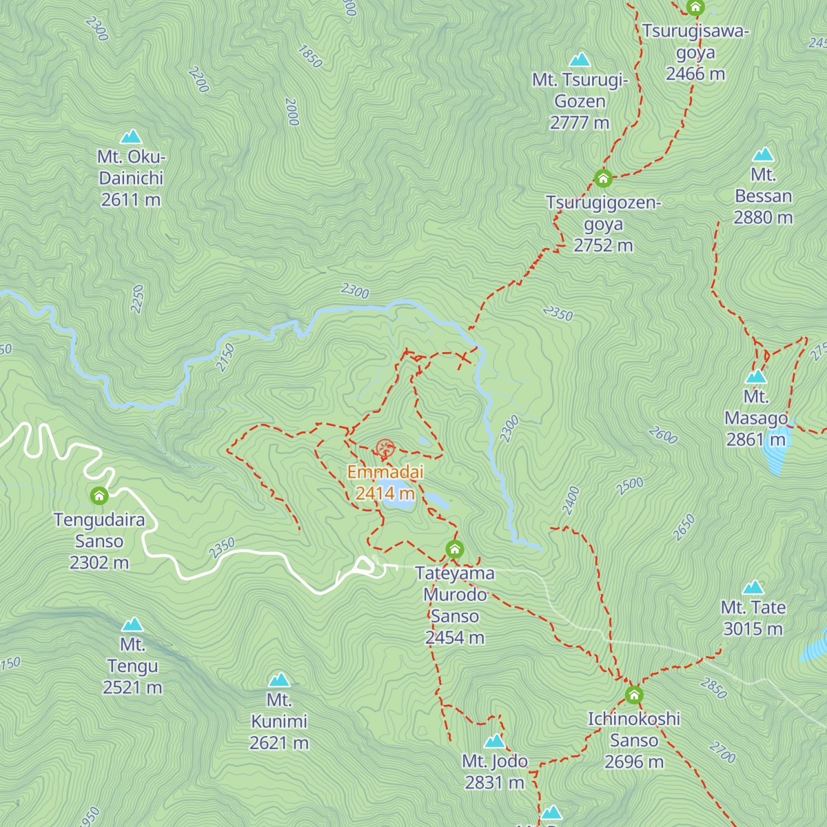 Raicho Onsen Raicho-so map