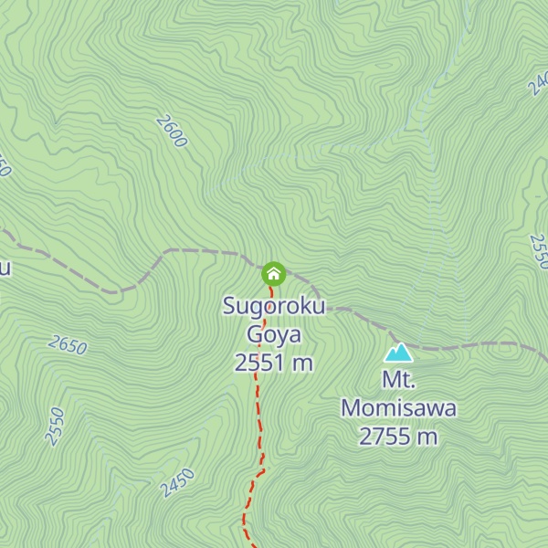 Map of Sugoroku Goya