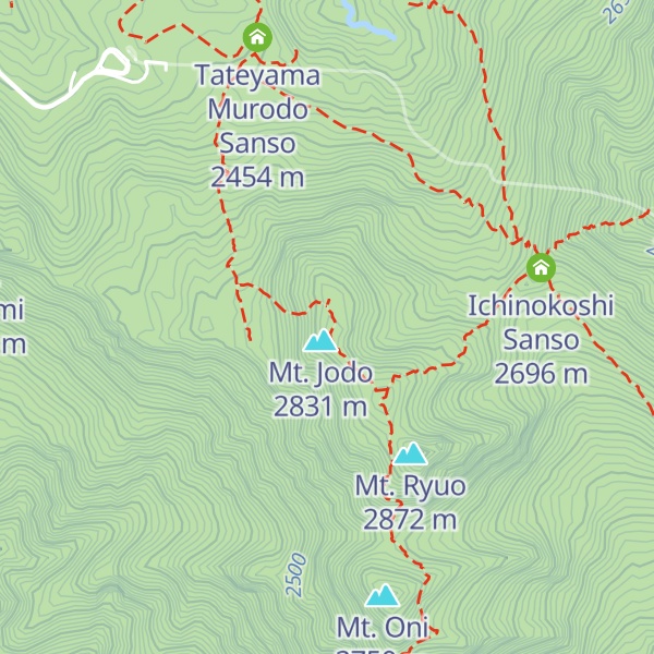 Map of Murodosan