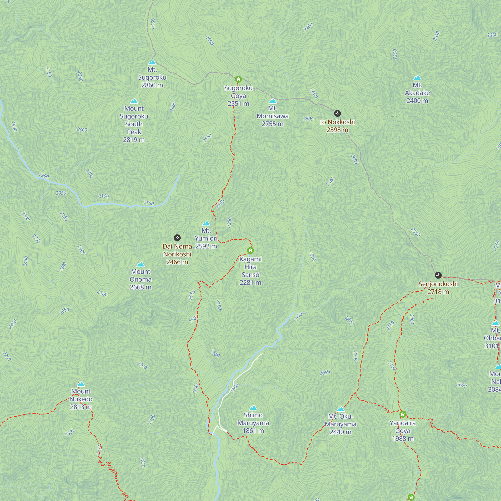 Kagami Hira Sansō map
