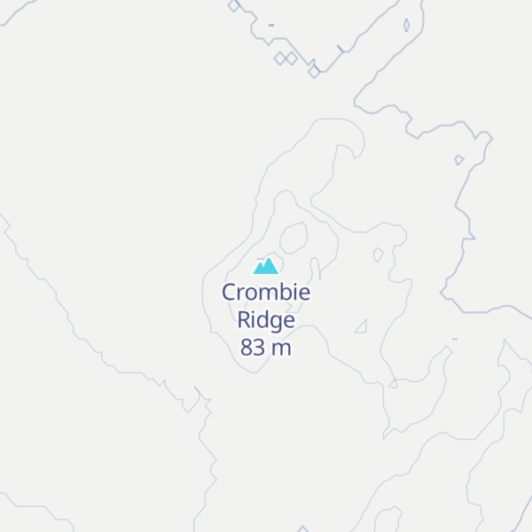Map of Crombie Ridge