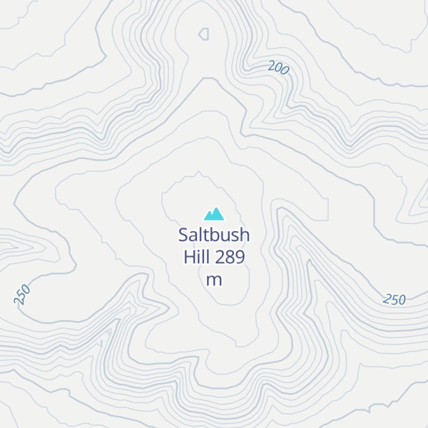 Map of Saltbush Hill