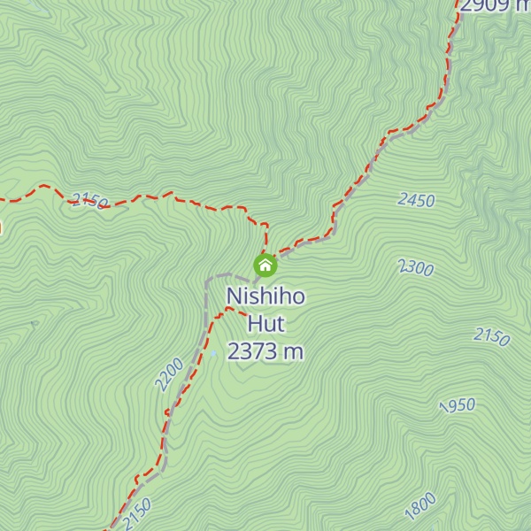 Map of Nishiho Hut