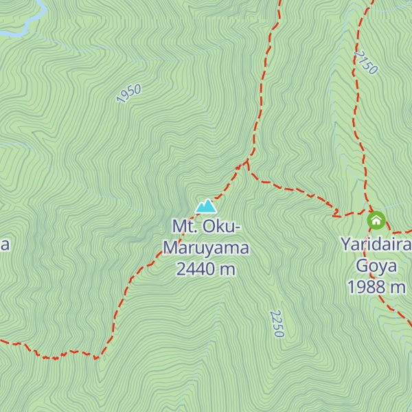 Map of Mt. Oku-Maruyama
