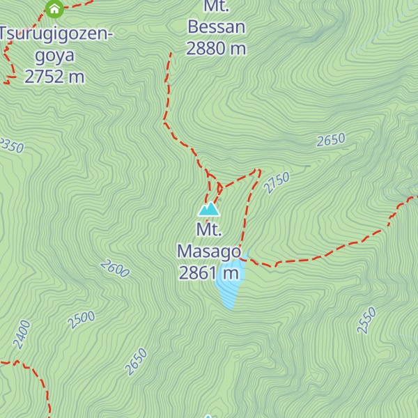 Map of Mt. Masago