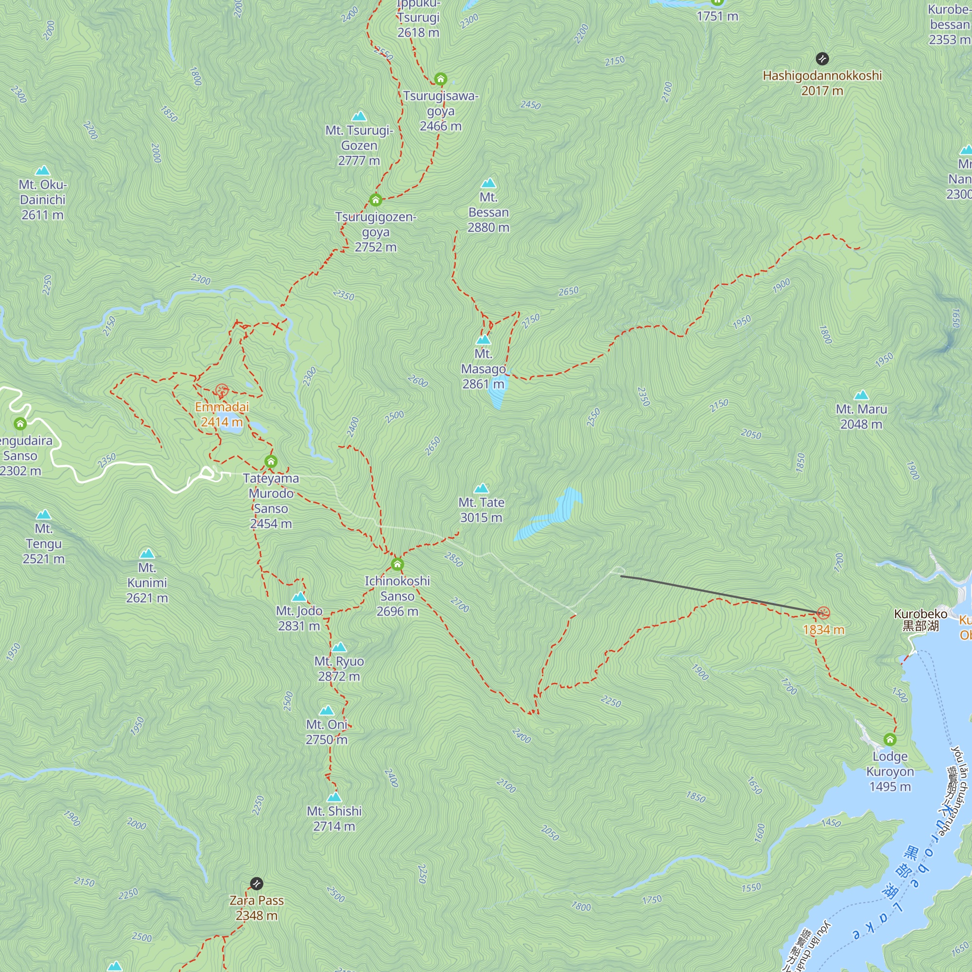 ōNanjiyama map