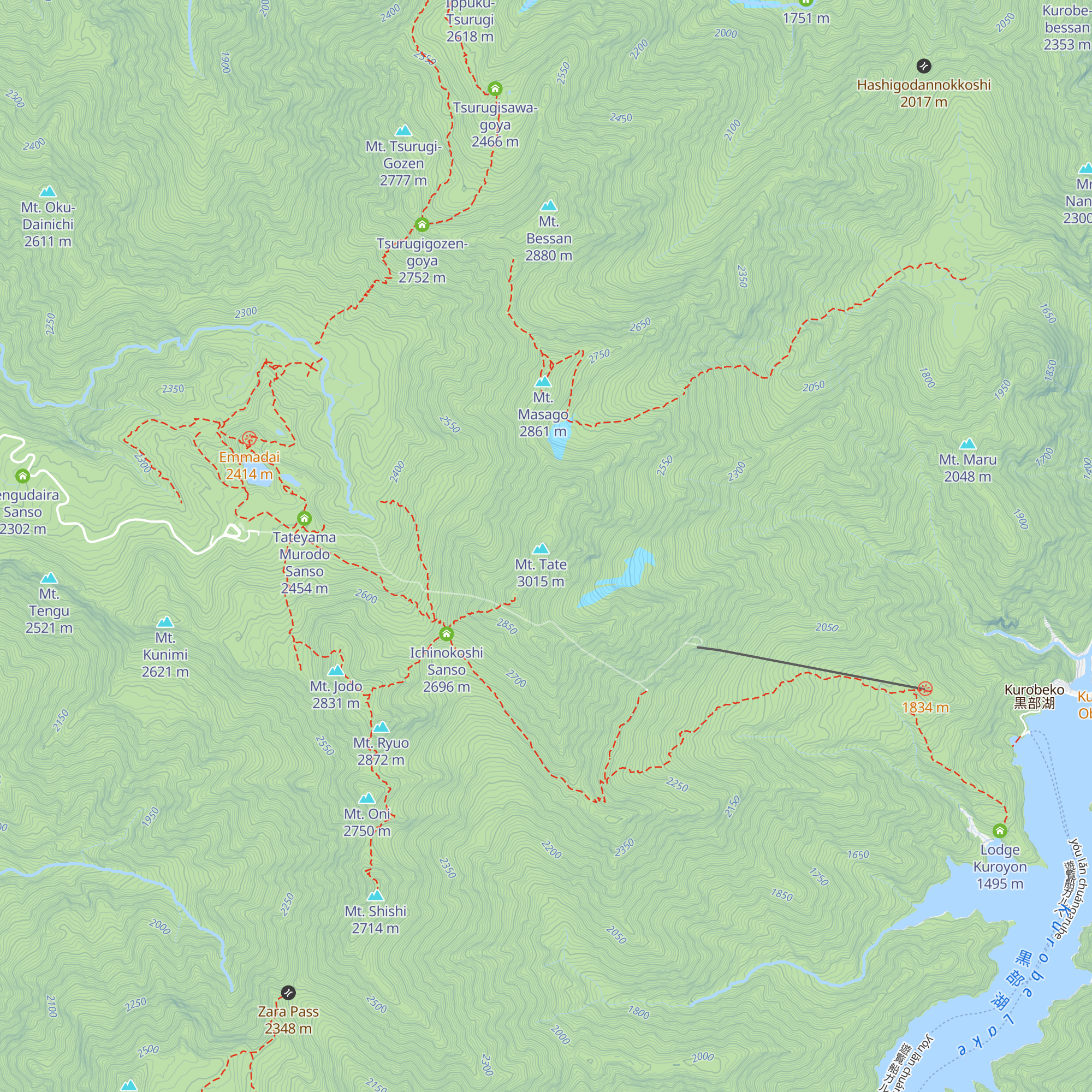 ōNanjiyama map