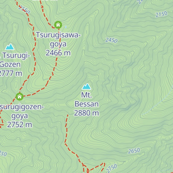 Map of Mt. Bessan