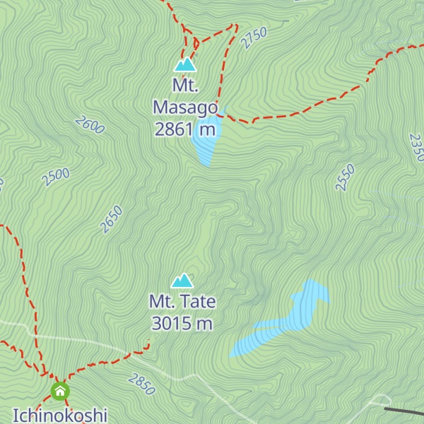 Map of FMount uji-no-Oritate