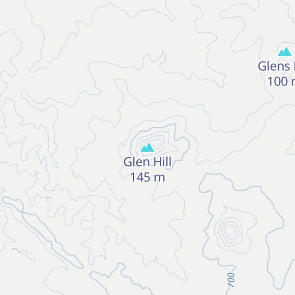 Map of Glen Hill
