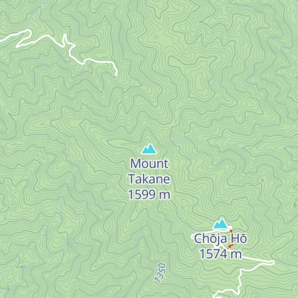 Map of Mount Takane