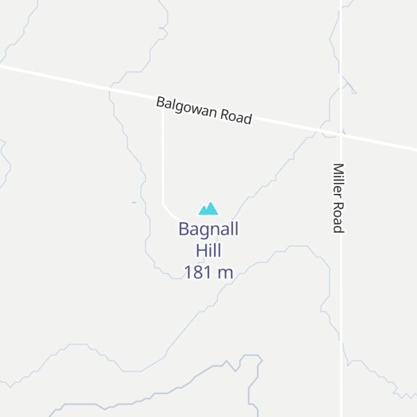 Map of Bagnall Hill