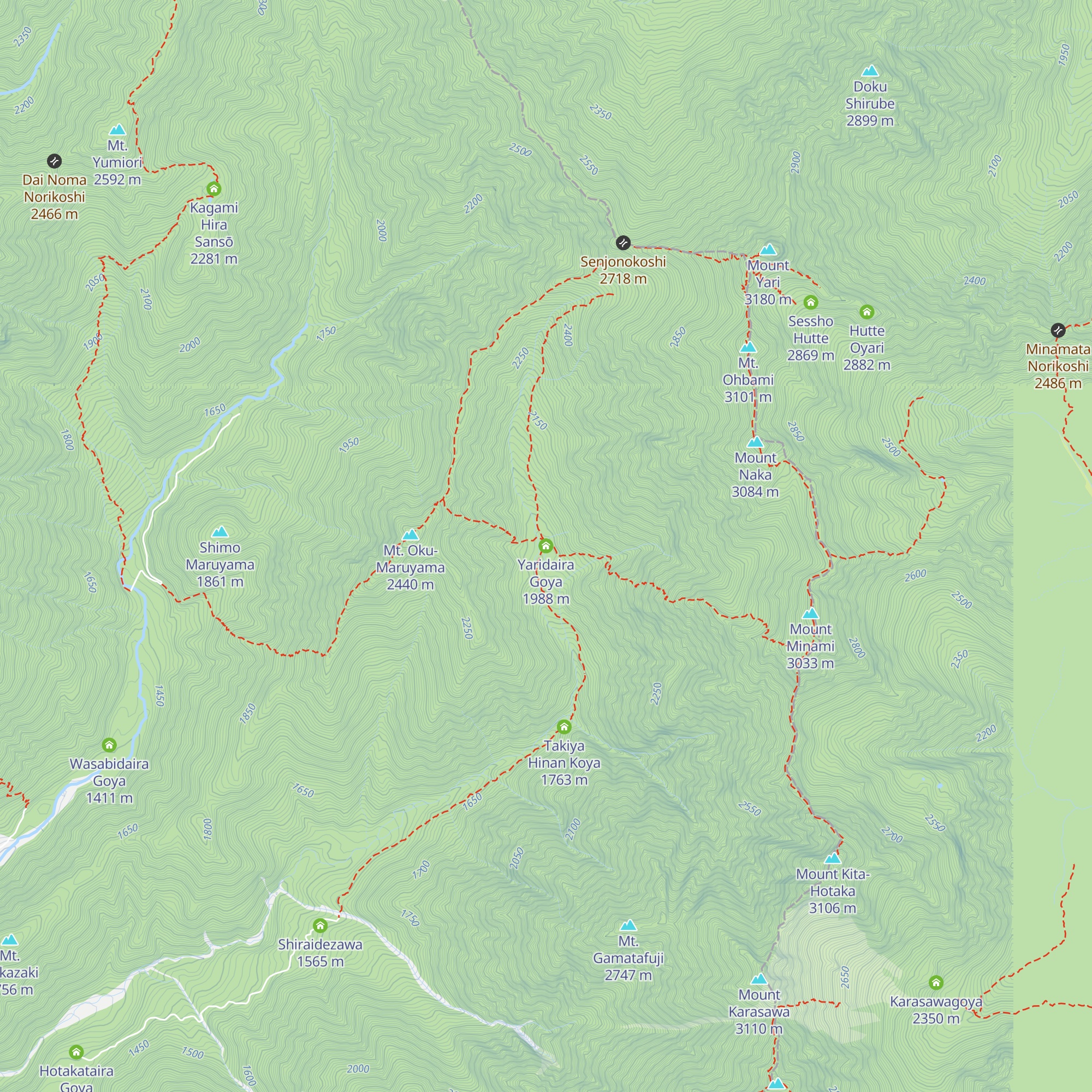 Yaridaira Goya map