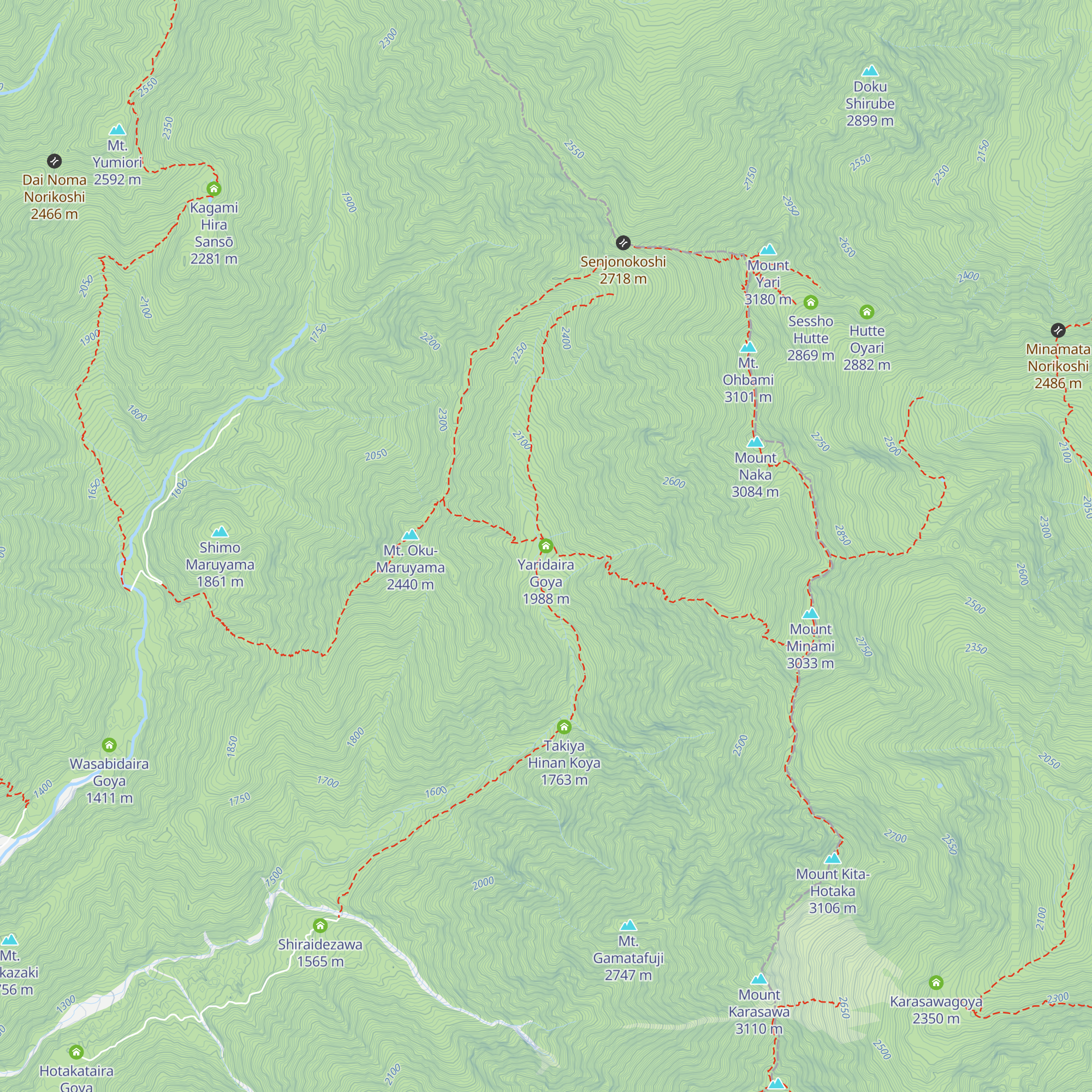 Yaridaira Goya map