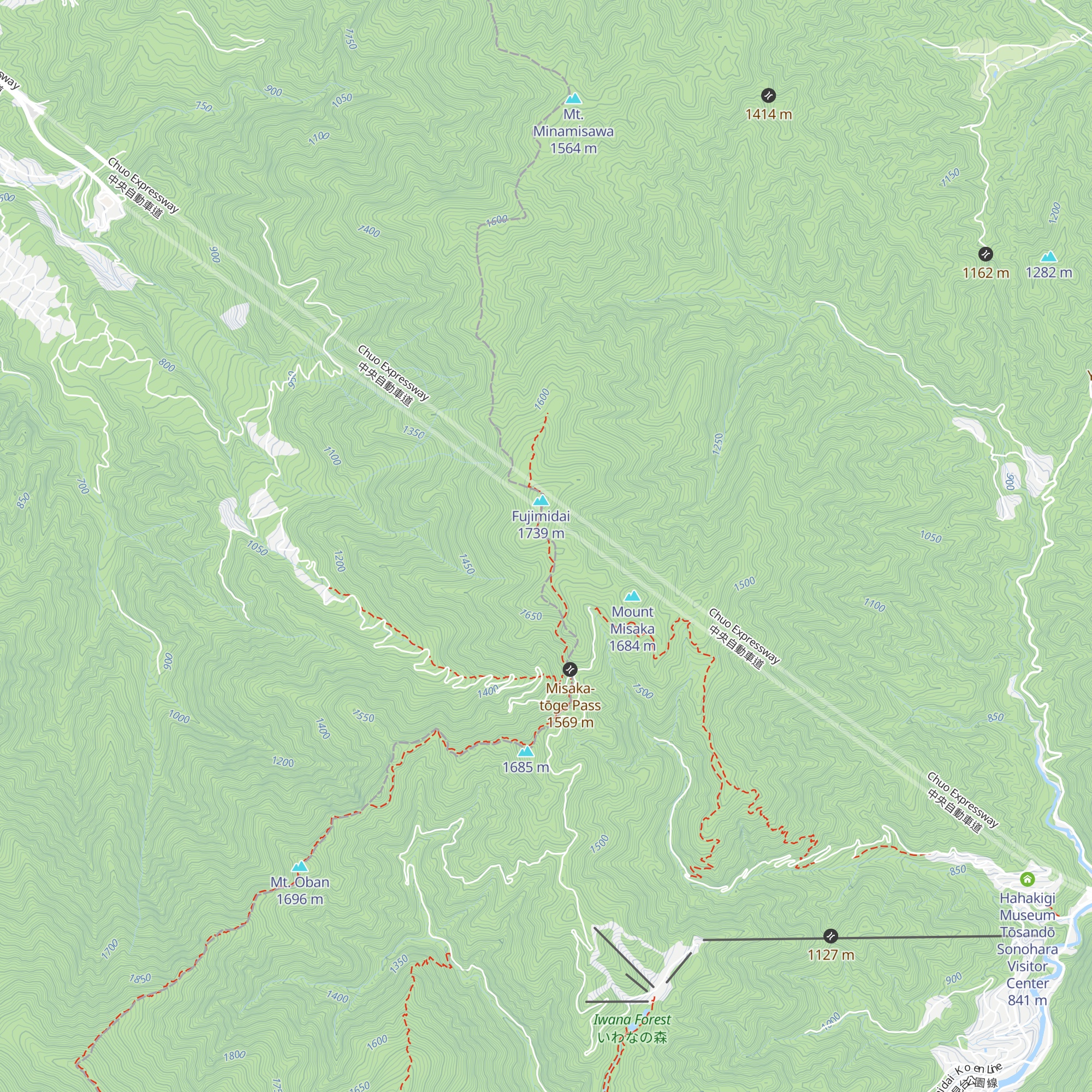 Misakagoya map