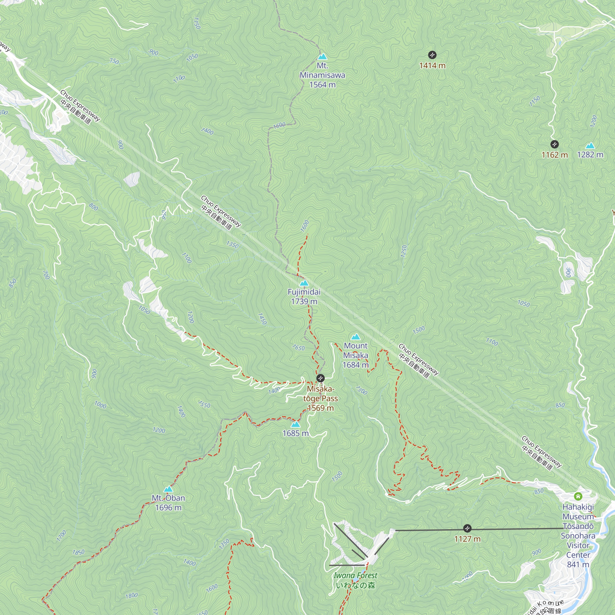 Misakagoya map
