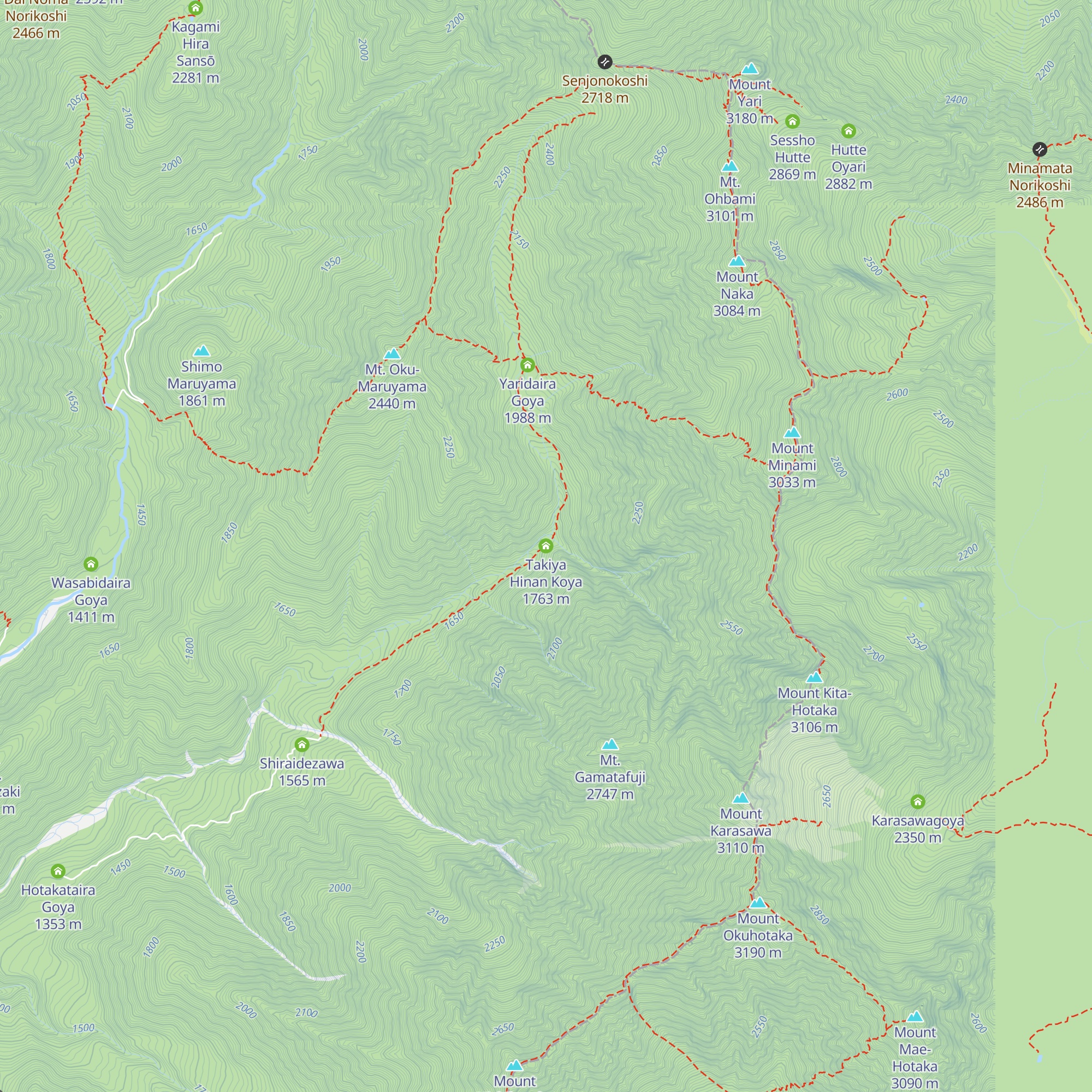 Takiya Hinan Koya map