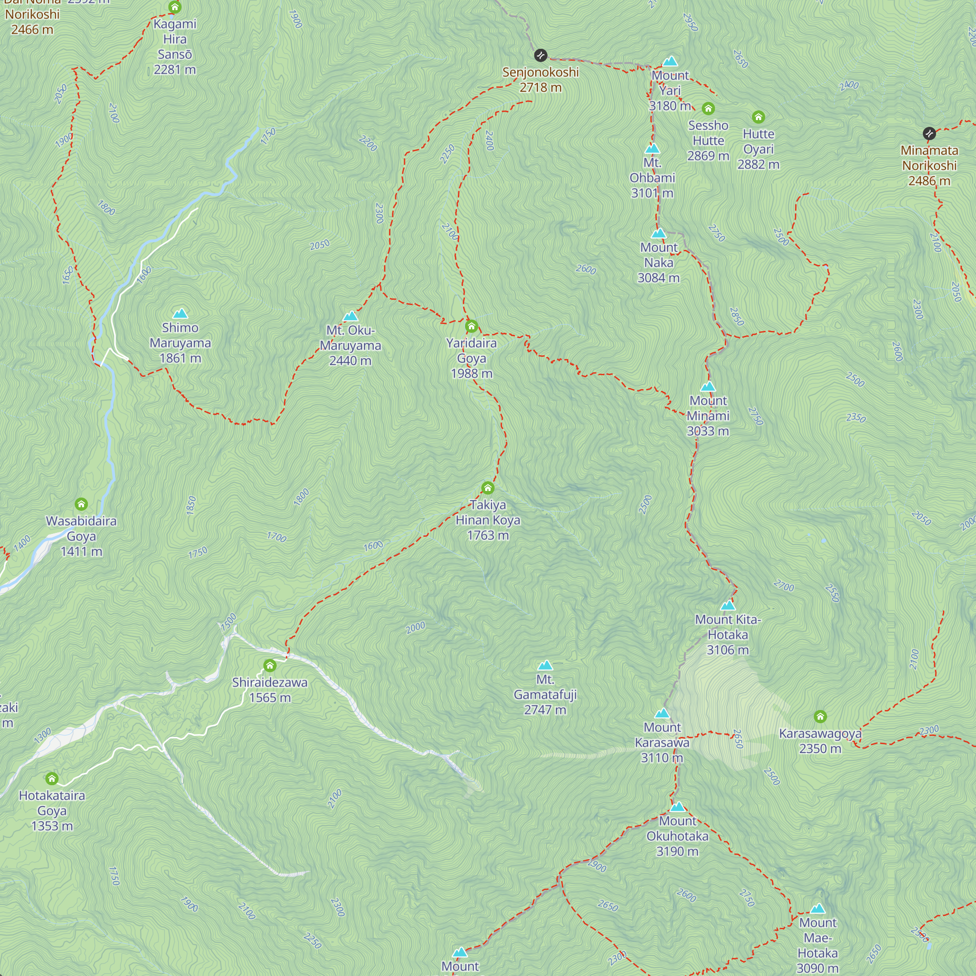 Takiya Hinan Koya map