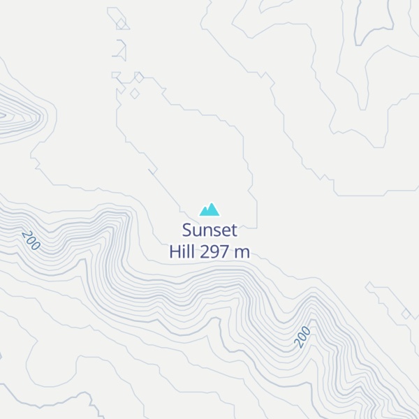 Map of Sunset Hill