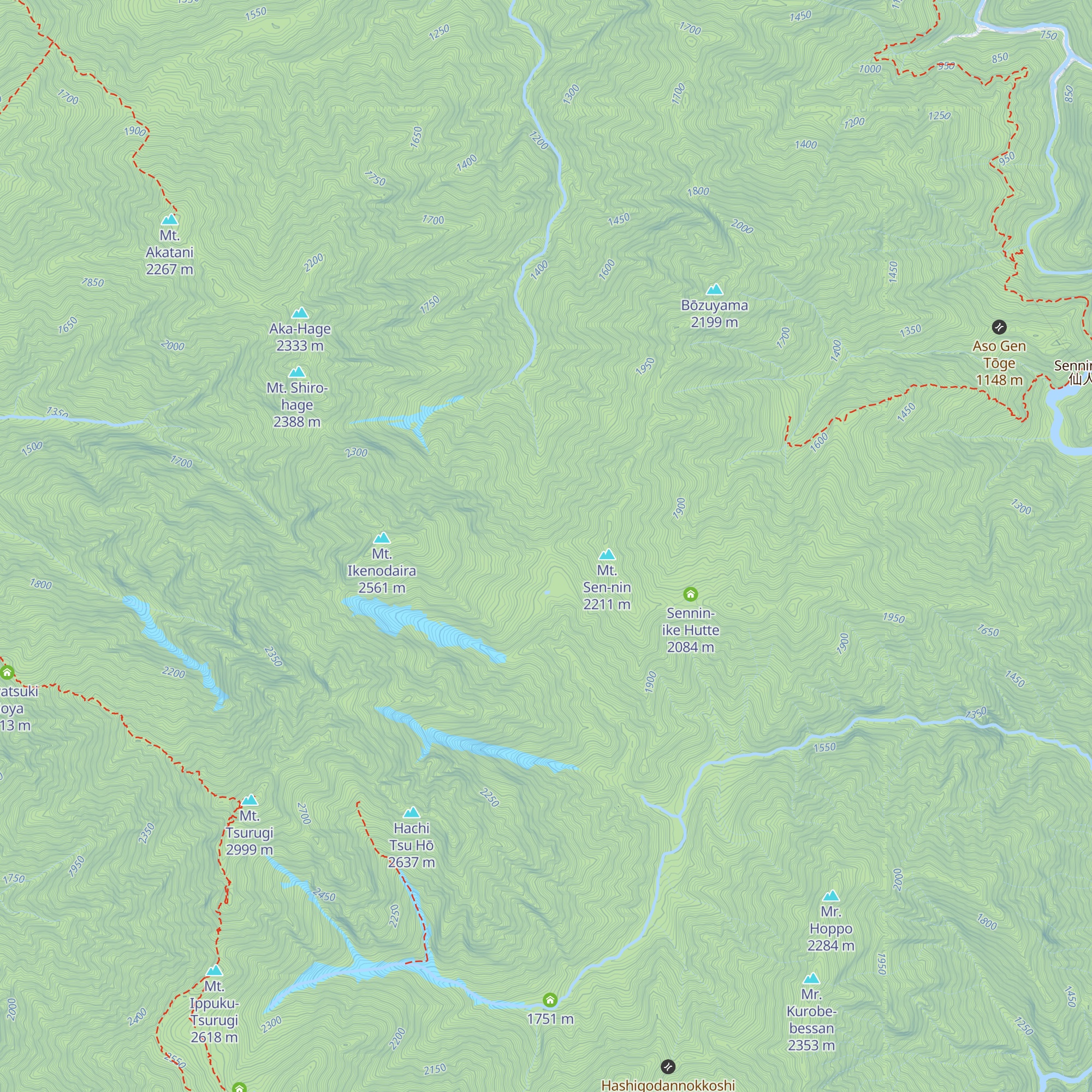 Ikenodaira Goya map