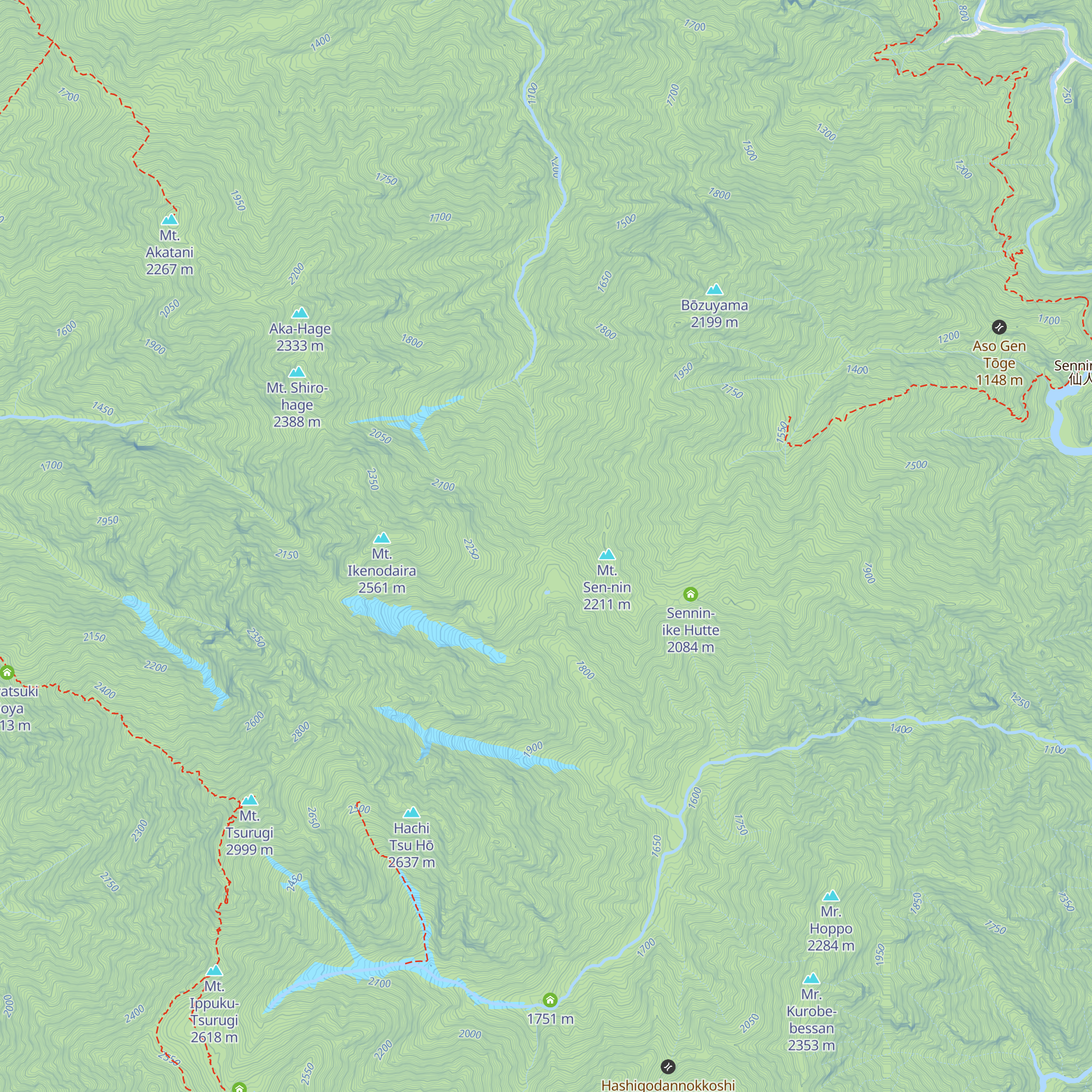 Ikenodaira Goya map